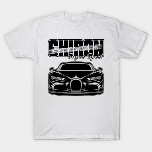 Chiron Super Sport - Black Print T-Shirt